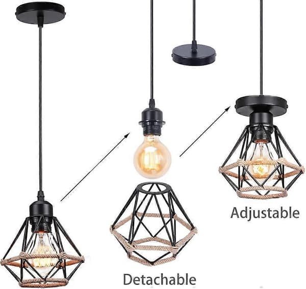 Industriel loftslampe hamptov metal pendel
