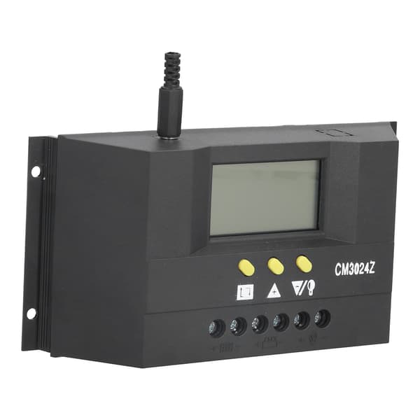 CM3024Z 30A Solar Charge Controller LCD PWM Charge Controller Photovoltaic Regulator