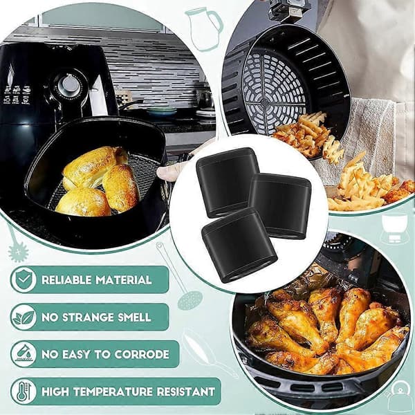 16 stk. erstatningsgummidæmpere til AirFryer grillpande