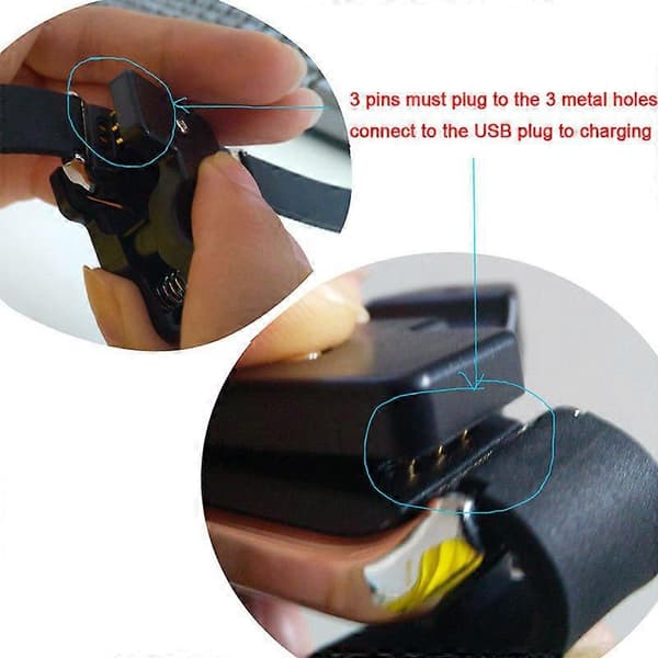 USB-ladekabel for TW64 Smartband Armbånd Lader TW07