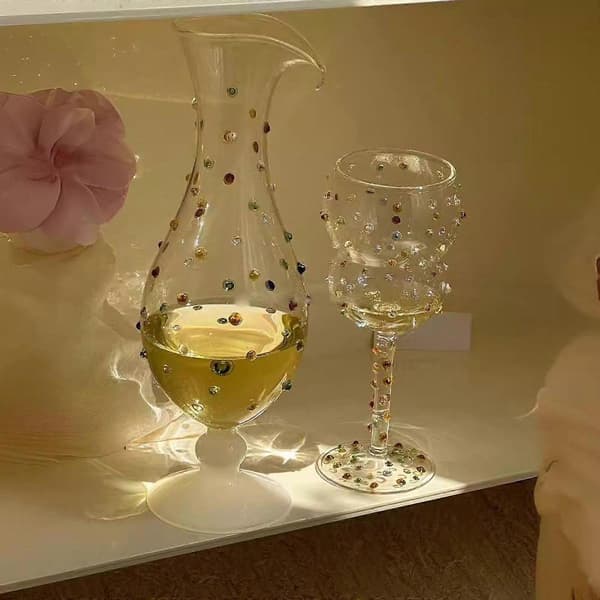 Slikprikket Design Drikkeglas Stilfuld Drikkebæger til Fest Bryllup Hotel