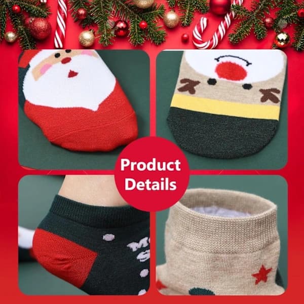 [PL】Julestrømpe Julekalender 2025, Jul 24 Dage Digital Nedtælling Blind Box Legetøj Julestrømper Sæt, 12 Par Unisex Strømper