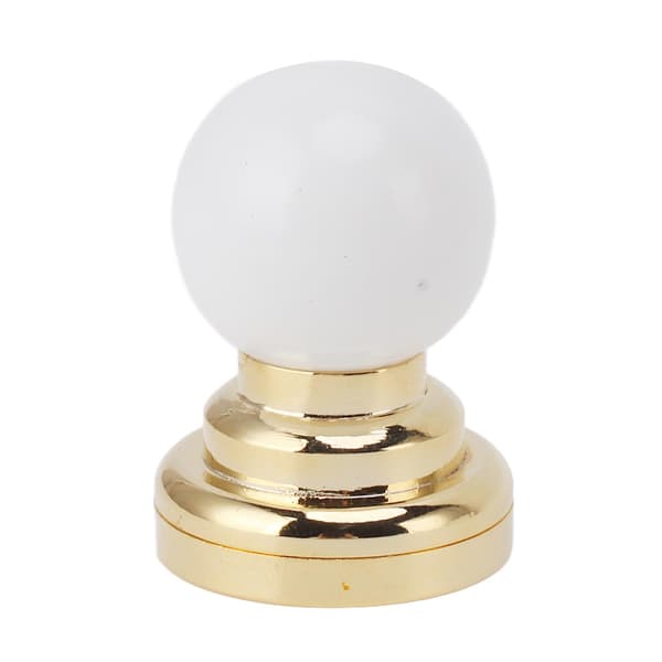 1:12 Dukkehus Miniatur Loftlampe Model Rund LED Loftlampe Til Børn Mini Hus Dekorationstilbehør