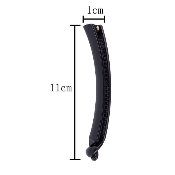 6 st smala bananhårklämmor för kvinnor, sött och säkert grepp, halkfria, flickor, damer, skönhetsmodeaccessoar, klämma, spänne, M