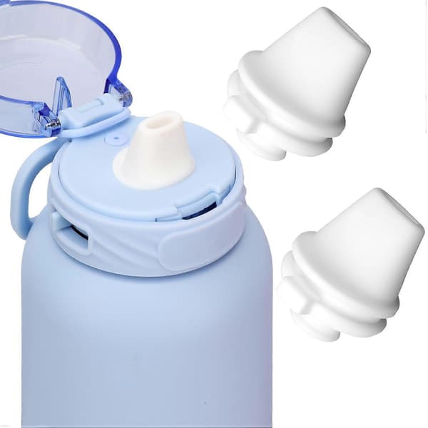 ELLO COOPER 946ml Rustfri Vandflaske 2 Bitventil-backup, Vandflaske Gummimundstykke [DB]