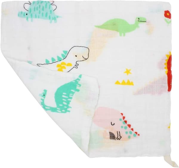 6 st babyhanddukar, barnhanddukar i bomullsmuslin, 30x30cm baby