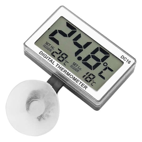 DC16 LCD Digital Aquarium Thermometer Waterproof Temperature Gauge for Fish Tank