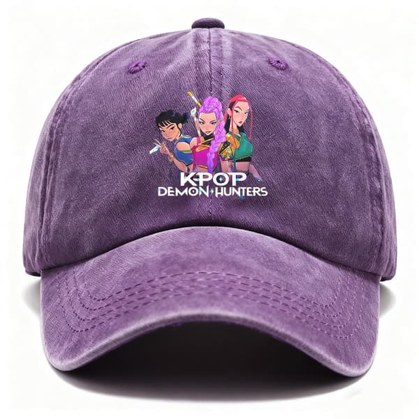 K-Pop Witch Group Printed Baseball Cap, Sports Sun Hat - Purple 6 6