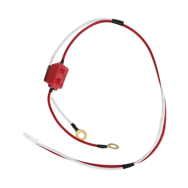 2 Pieces Battery Harness 4749A5531 RV Battery Harness with 15 Amp Resettable Fuse Trailer Side Connection for Pop-Up Camper