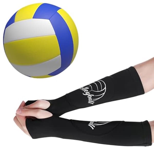 Volleyball Arm Guards for Kids - Forearm Compression Sleeves and Arm Warmers - High Quality - Practical Design_yu