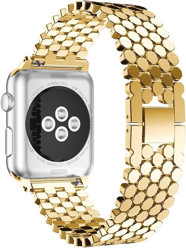 Gull - Armbånd til Apple Watch 38mm, iWatch-armbånd i rustfritt stål 8