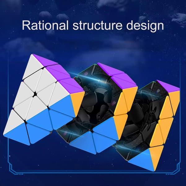 3x3 Magnetisk Oktaeder Terning Puslespil til Voksne Stickerless Speed Cube til Hjerneudvikling Underholdning Magisk Terning