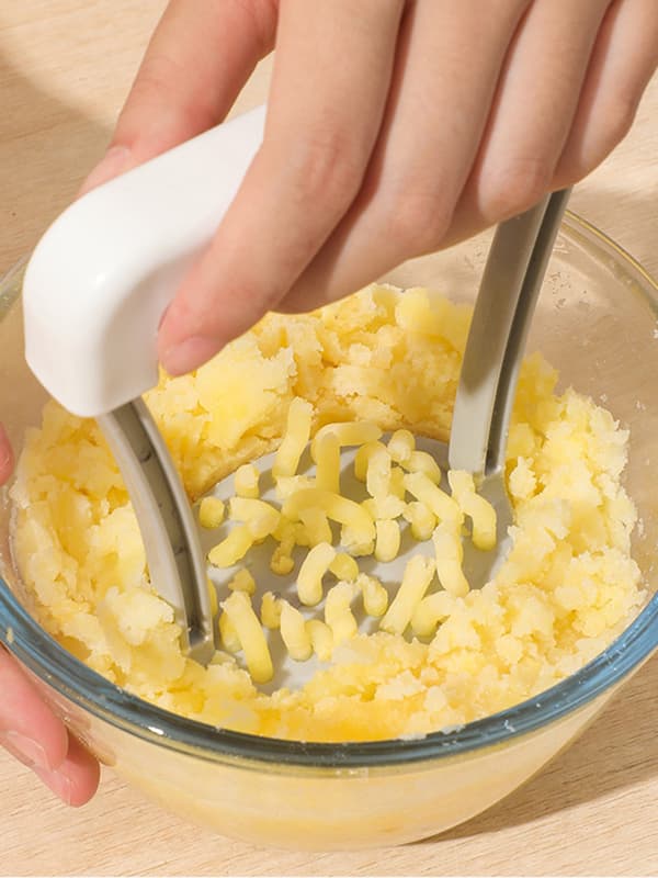 Hvid 1-delt kartoffelmoser