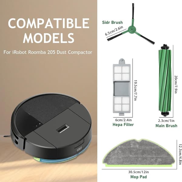 iRobot Roomba 205 DustCompactor Tilbehørssett - Reservedeler