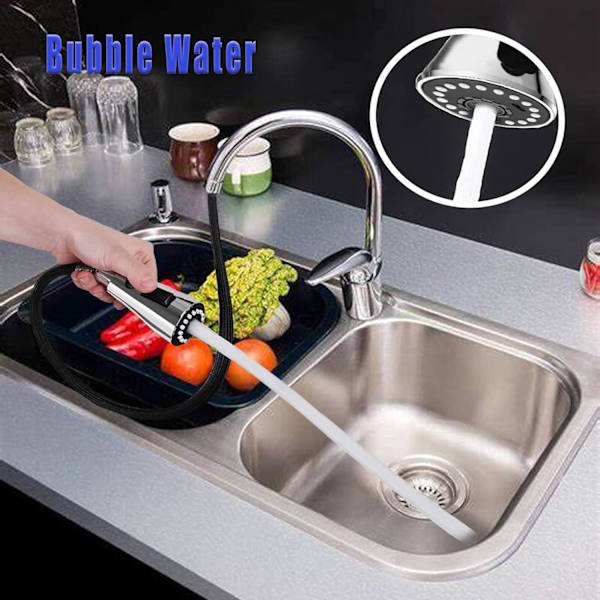 Modes Kitchen Sink Spray Nozzle, Pull-Out Kitchen Faucet Spray Nozzle, Kitchen Faucet Spray Head, Chrome, Replacement, Kitchen Spray Nozzle 1/2 Universal