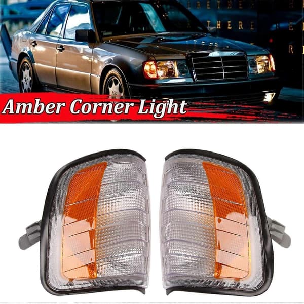 Car Corner Lamp Front Turn Signal Indicator Light compatible E Class W124 -1996 1248261243 1248261143