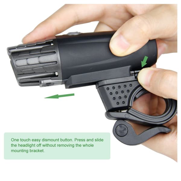 USB-opladende forlygte Ny 2256 Gem cykelforlygte advarselslys
