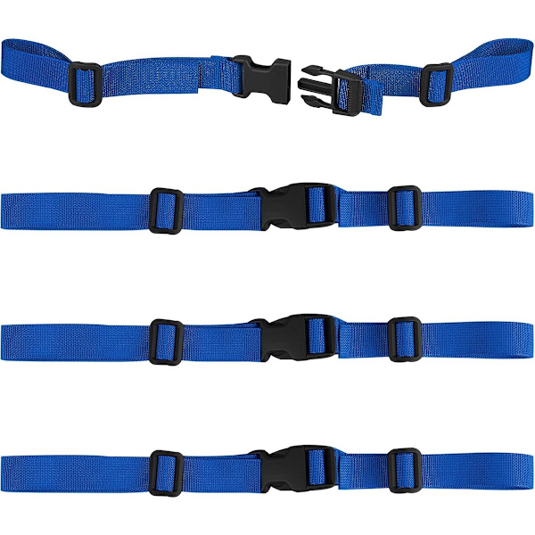 4 Pieces Chest Strap 61 cm x 2.5 cm Adjustable Chest Strap Non-slip Chest Strap for Backpack Quick Release Buckle Durable Quick Release