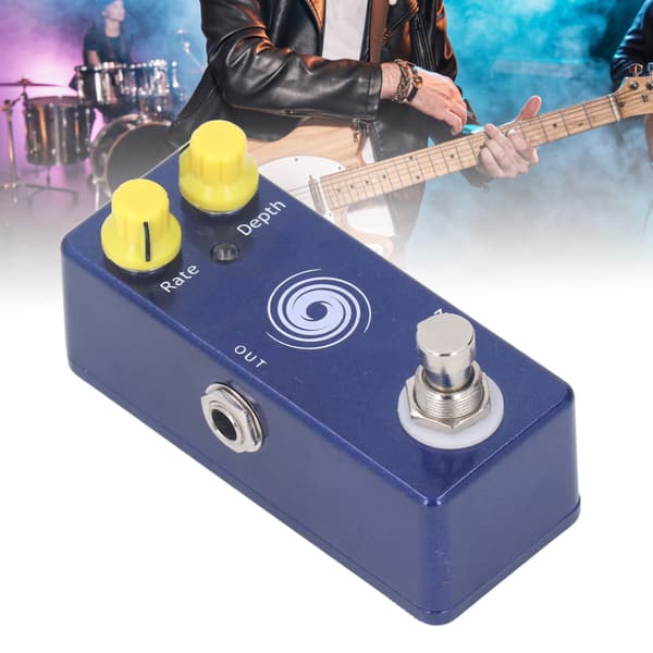 Multi Effekt Guitar Pedal Aluminiumlegering Elektrisk Guitar Effekt Pedal til Optræden DC 9V 12mA