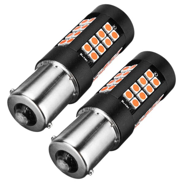 2X 5W 1156 Bau15S Pære Dc12V Brems Blinklys Ikke Hyper Flash Rød