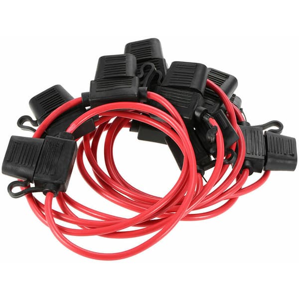 10 kpl DC 12V 40A vakioterä roisketiivis linjasulakepidin autoon, moottoripyörään