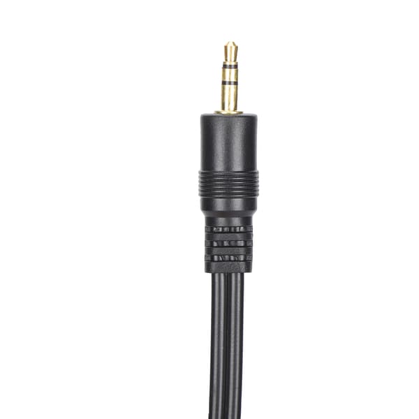 Mikrofonikaapeli 3,5 mm:n liittimestä kaksois-XLR-urosadapteriin Interc