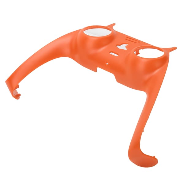 Game Controller Handle Decorative Strip Gamepad Grip Replacement DIY Shell Cover for PS5 Orange