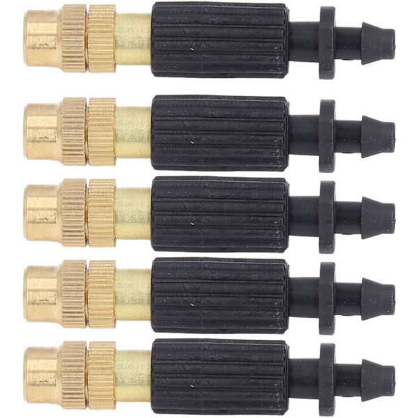 [KK]10 pcs Atomizing Nozzle Brass Plastic Micro Mist Sprayer Head Compatible with Garden Irrigation