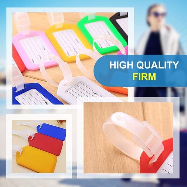 10-pack bagageetiketter, bagageetiketter, resetillbehör, identifiering