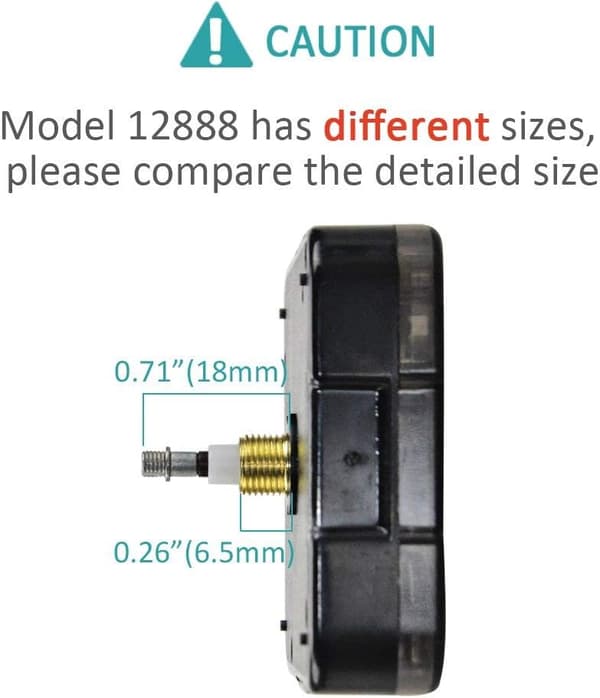 Quartz DIY Väggklocka Rörelsemekanism Batteri DIY Reparationsdelar