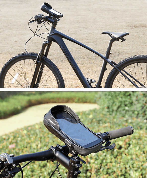 Waterproof Mobile Phone Holder for Bicycle Handlebars - 360° Rotating