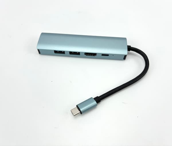 5-i-1 dokkingstasjon med 4K HDMI, 100W PD og Gigabit Ethernet