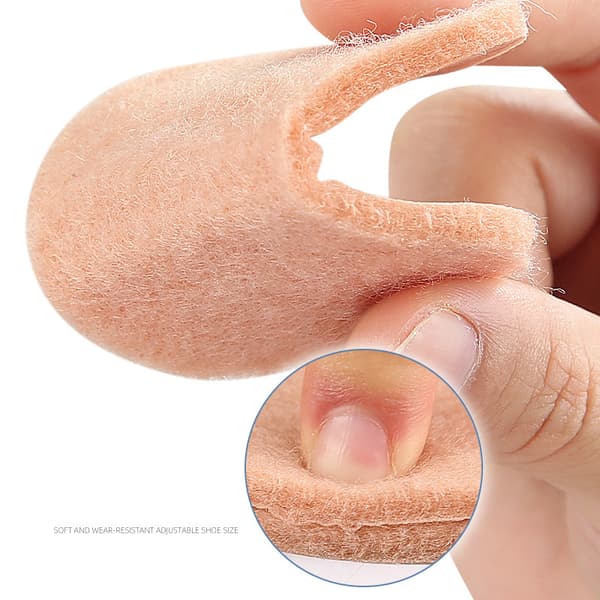 Dempende filtknotter for forfoten Beige