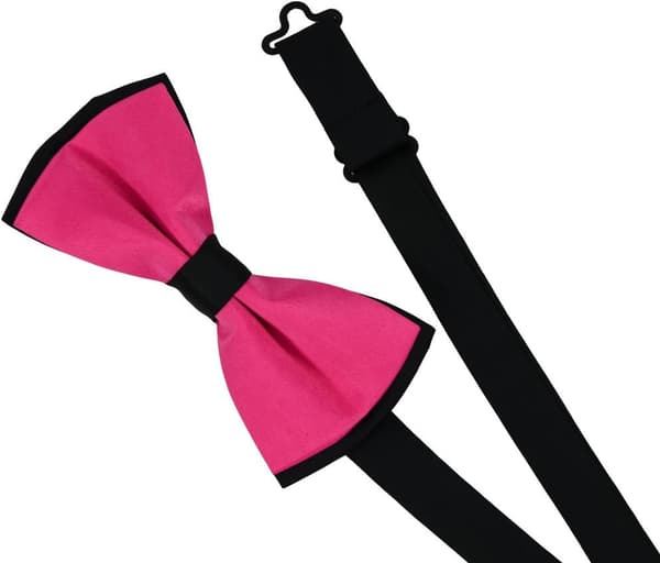 Slips til mænd, færdigbundet justerbart slips til formel smoking-slips, elegant slips str. one size, farve to -