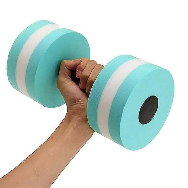 2-pack Aerobics Foam Dumbbells, Water Exercise Dumbbells, Swimming Resistance Water Dumbbell, Swimming