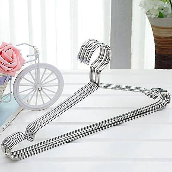 Galgar Rustfrit Stål 40 Cm 20 stk. Galgar Til Tøj Standard Hakket Galge Pladsbesparende -Sy