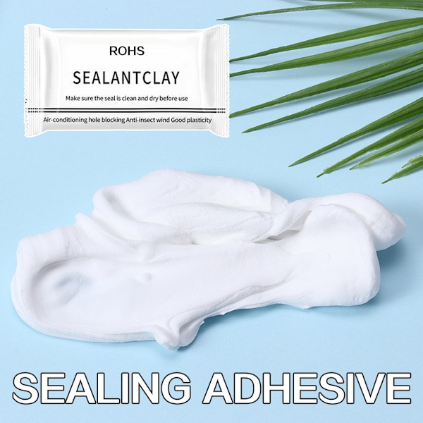 Sealing Clay Pipe Sealant For Air Conditioning Hole Blocking Windproof Quick-Drying Adhesive 5pcs 5pcs