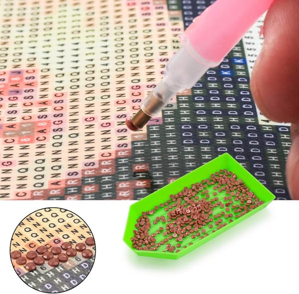 5D DIY Diamantmaleri Kits Fuld Drill til Voksne Børn, Rhinestones Krystalbroderi Korsstingsmaleri Billeder efter Nummer til Voksne Børn