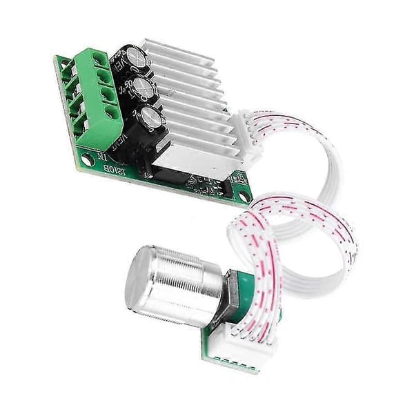 DC 12V til 24V 10A Høj PWM DC Motorhastighedsregulator Reguler hastighed, temperatur og dæmpning (a)
