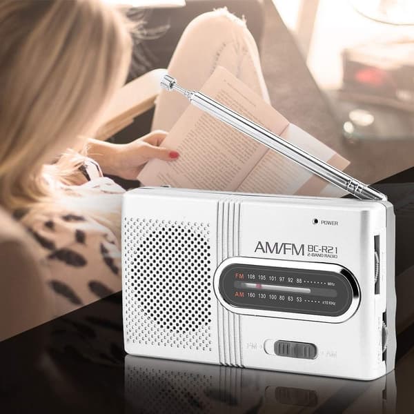 Nødradio, FM Radio Retro, Lille Bærbar Batteriradio, Batteriradio, Batteriradio til Disa