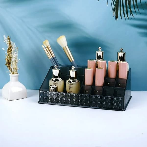 Makeup Organizer Tray, Makeup Brush Holder, Makeup Display Cabinet