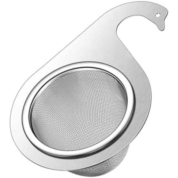 22x10.5x8cm Silver Swan-Shaped Strainer, Removable Kitchen Sink Strainer, Multifunctional Drain Basket