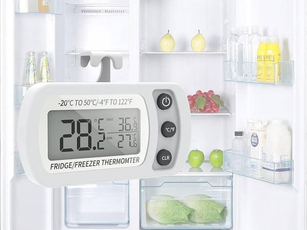 Digitalt kjøle- og frysetermometer, vanntett frysetermometer med H