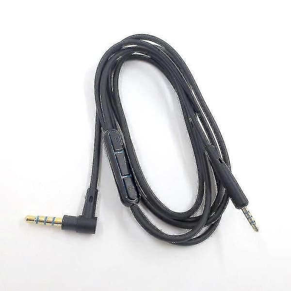 Udskiftningslydkabel til Bose Quietcomfort Qc25 Qc35 Oe2 Oe2i Ae2 1,2 meter - Sort