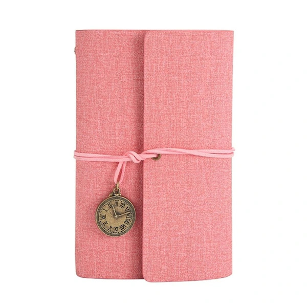 Løsblad Notesbog Ledger Bog ROSA Pink
