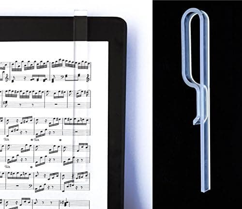 Nuottitelineen sivupidike - Clear Grip 2-pakkaus