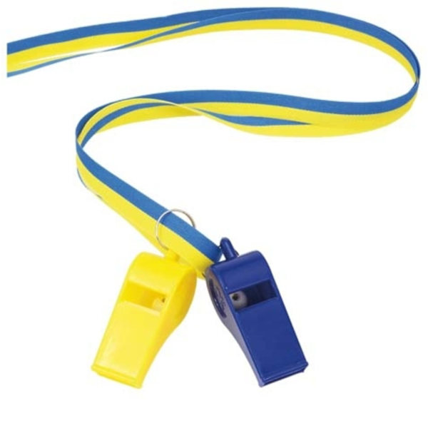 2-pack - Whistle / Pipe - Student - Yellow/Blue multifärg multicolor