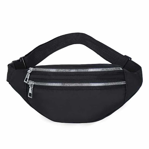 Vyölaukku Nylon - 2 Lokeroa Musta Svart Black