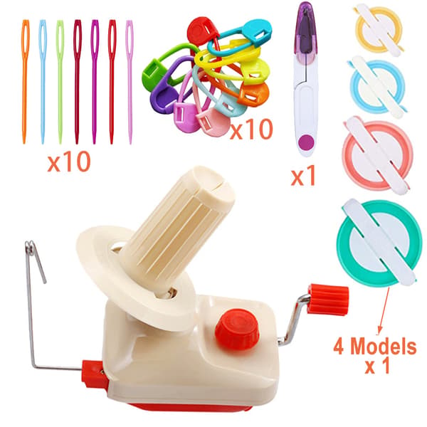 Portable Thread Ball Winder Manual Knitting Reel String Household Sewing Accessories 3 3