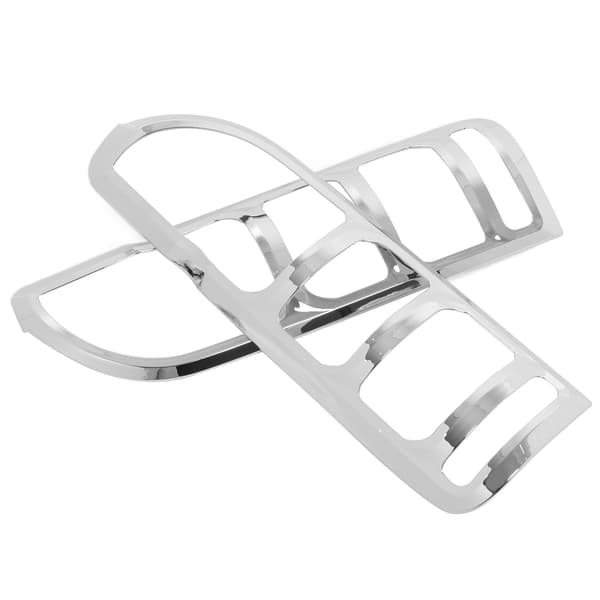 2pcs Tail Light Cover ABS Chrome Glossy Stylish Tail Lamp Frame Replacement for HIACE H200 2005-2014